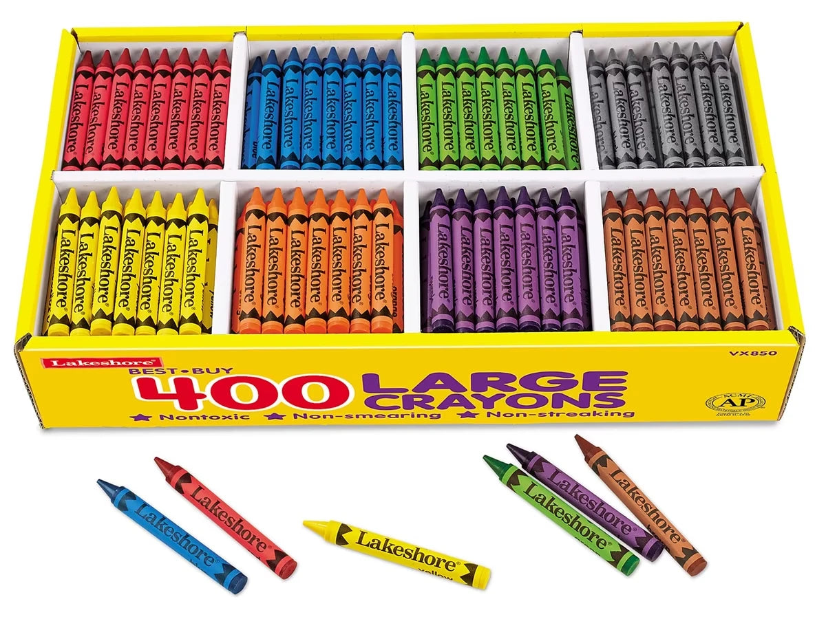 Best-Buy Large Crayons - 8-Color Box - US 2606