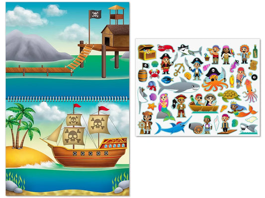 Amazing Adventures Reusable Sticker Pad - US 9651