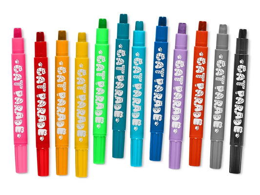 Cat Parade Watercolor Gel Crayons - Set of 12 - US 6005