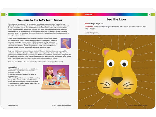 Spectrum® Let’s Learn to Cut Workbook - US 1808