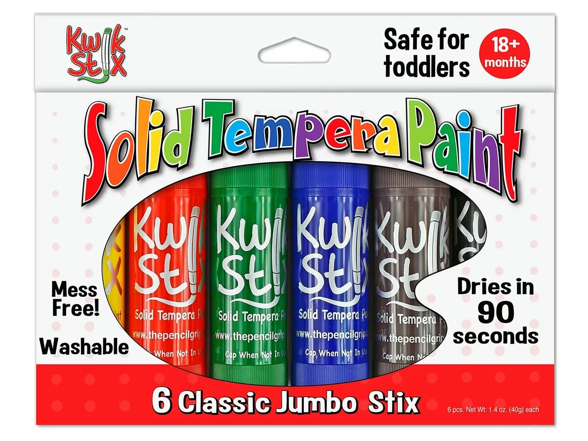 Kwik Stix™ Jumbo Tempera Painters - Set of 6 - US 5174