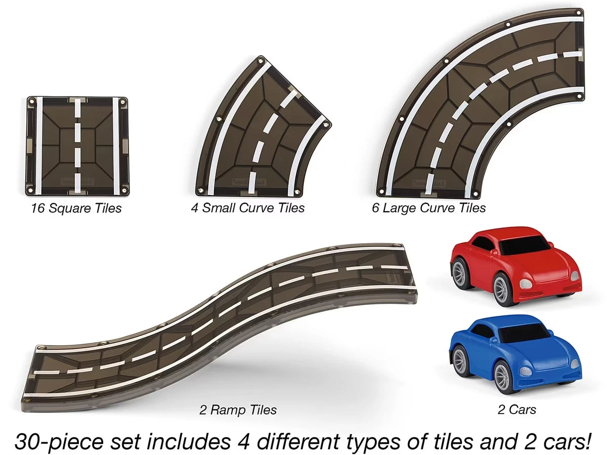 Magnetic Wonder Tiles® - Road Builder - US 5055