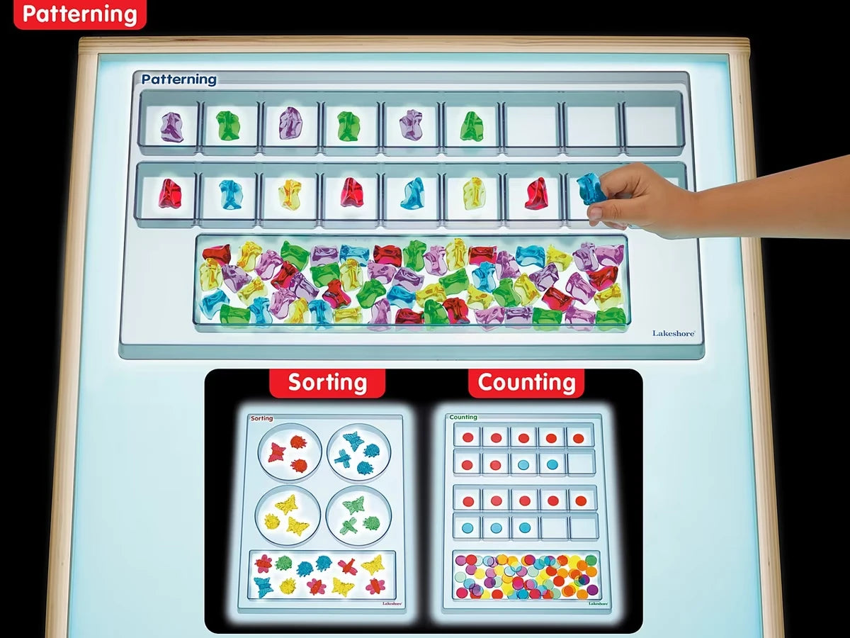 Light Table Math Trays - Complete Set - US 6129
