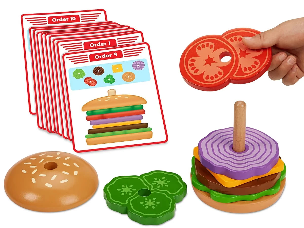 Create-A-Burger Sequencing Stacker - US 7307