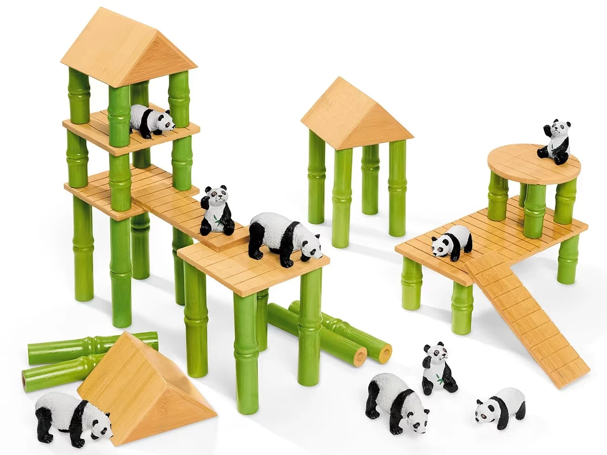 Panda Village Block Set - US 9652