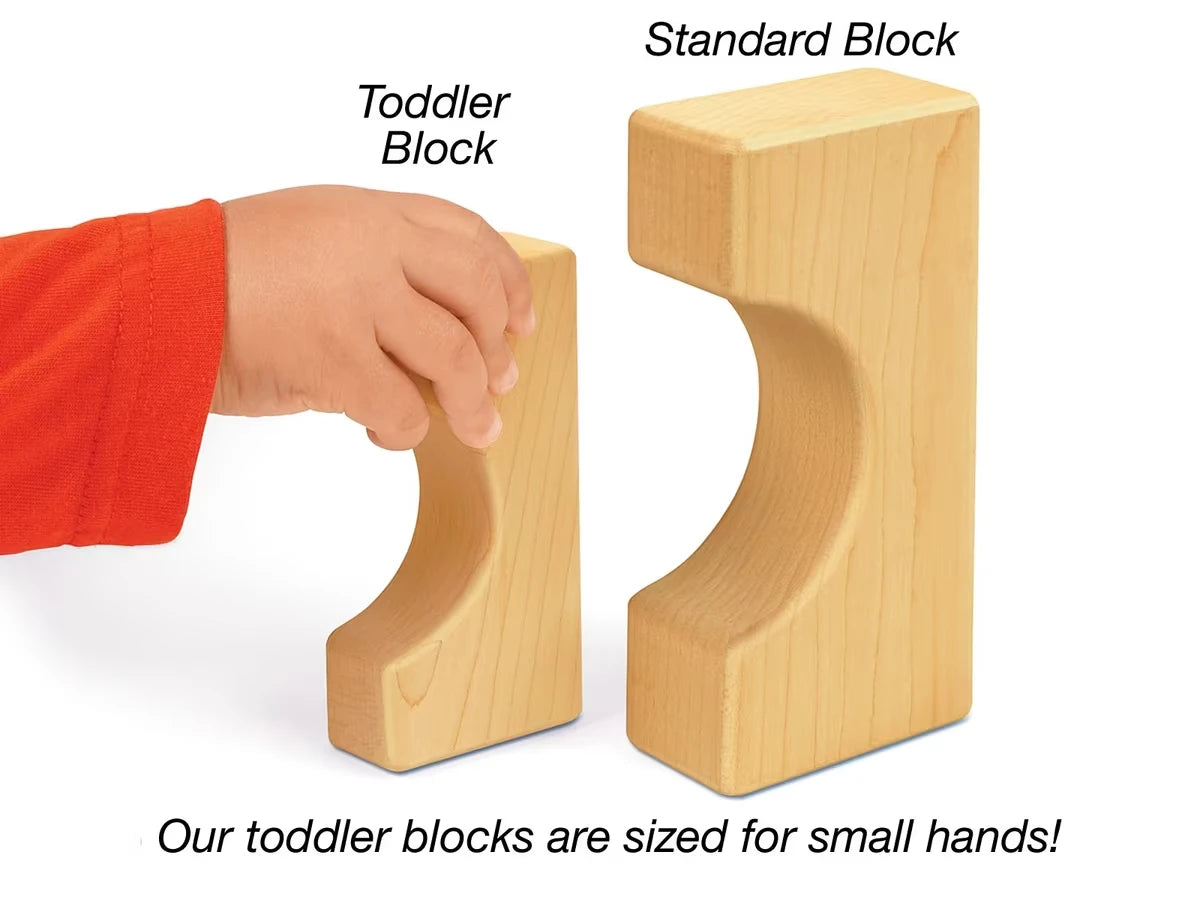Toddler Hardwood Unit Blocks - US 7559
