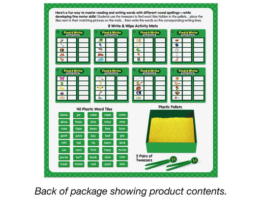 Find & Write Vowel Sounds Activity Center - US 2551