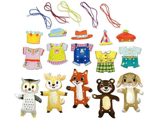Woodland Friends Lacing Cards - US 9429