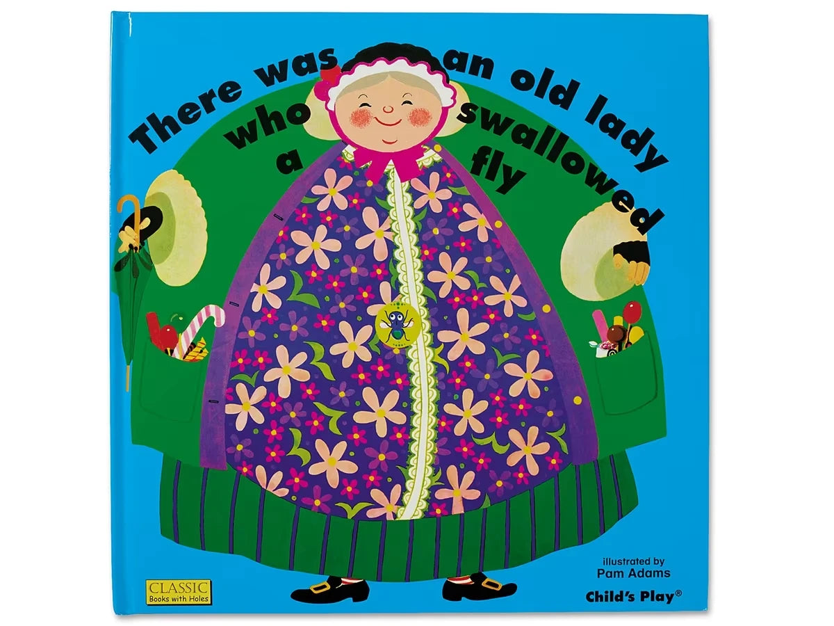 There Was an Old Lady Who Swallowed a Fly Hardcover Book - US 8761