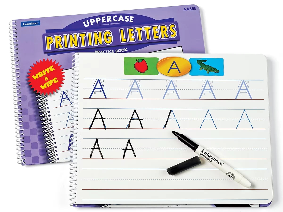 Printing Letters Practice Book - Uppercase - US 4158