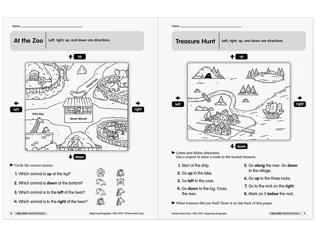 Beginning Geography Workbook - US 8154