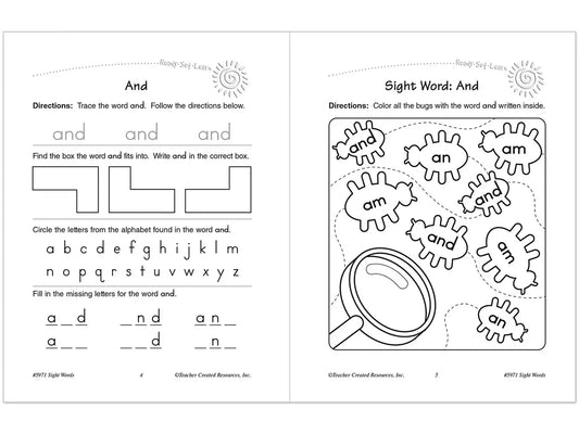 Sight-Words Workbook - US 8906