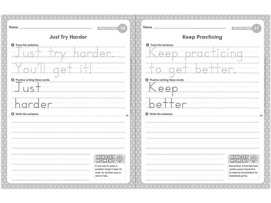 Handwriting Practice Workbook - Gr. 2-3 - US 8035