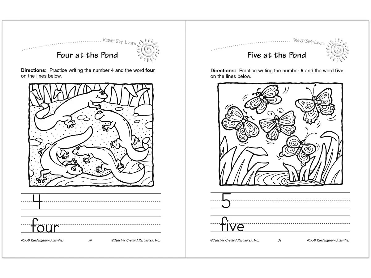 Kindergarten Workbook - US 1609