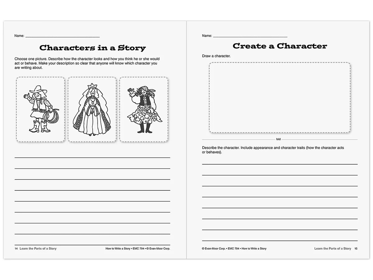 How to Write a Story Workbook - Gr. 4-6 - US 5276