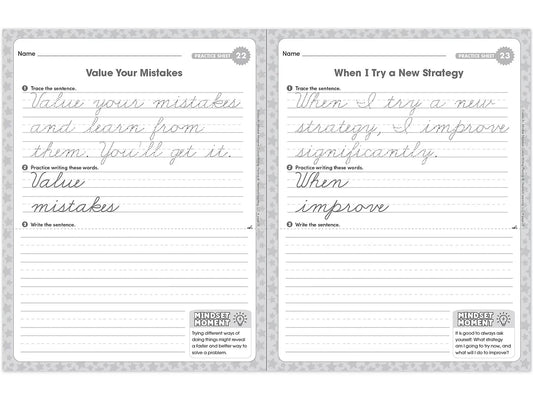 Cursive Writing Practice Workbook - Gr. 3 - US 6913