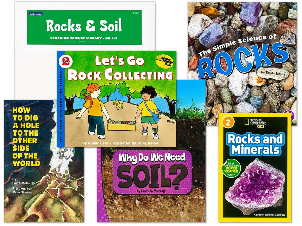 Rocks & Soil Book Library - Gr. 1-3 - US 4025