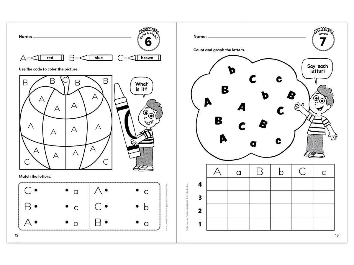 Alphabet Little Learner Packets Workbook - US 4811
