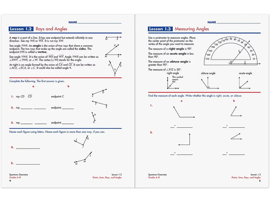 Spectrum® Geometry Workbook - US 1815