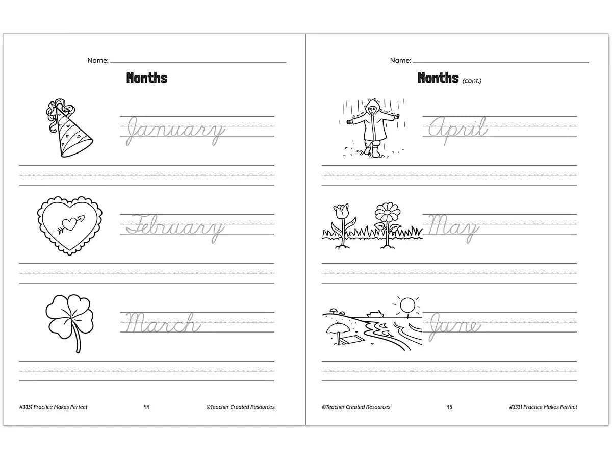 Cursive Writing Practice Workbook - US 9730