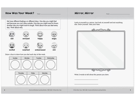 Social and Emotional Learning Activity Workbook - Gr. 1-2 - US 6256