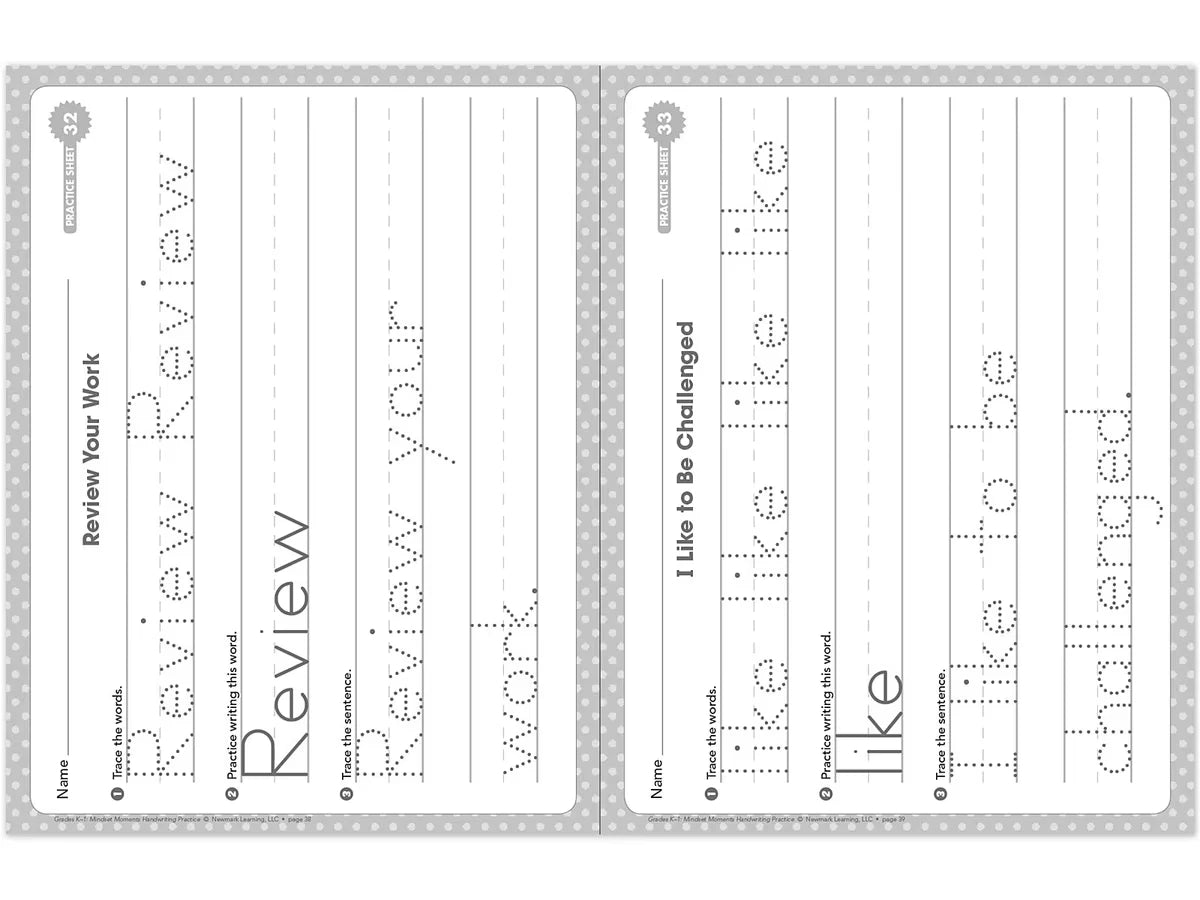 Handwriting Practice Workbook - K-Gr. 1 - US 5753