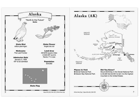 Maps of the USA Workbook - US 3914