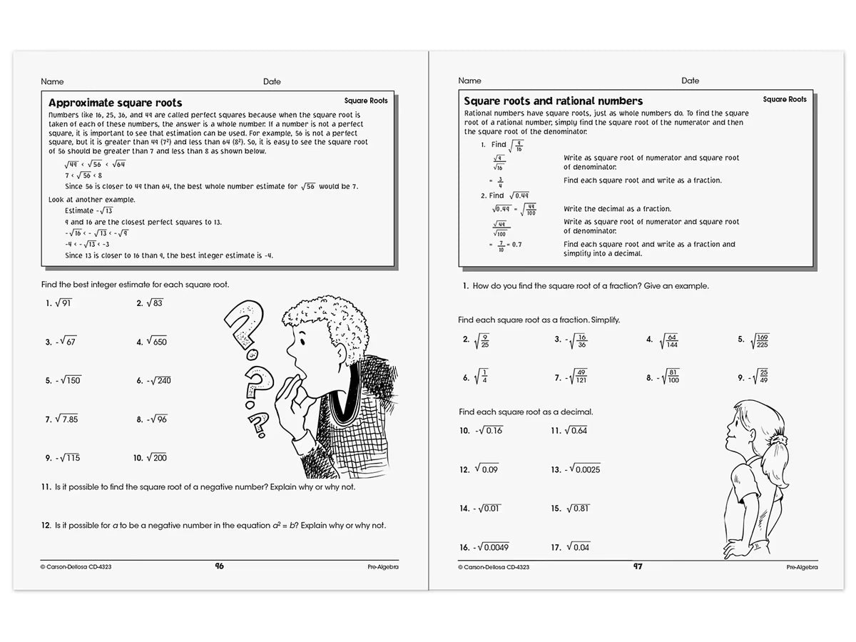 Pre-Algebra Skills for Success Workbook - US 1669