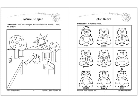 First-Grade Fun Workbook - US 5440