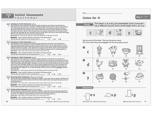 Daily Phonics Workbook - Gr. 1 - US 9661