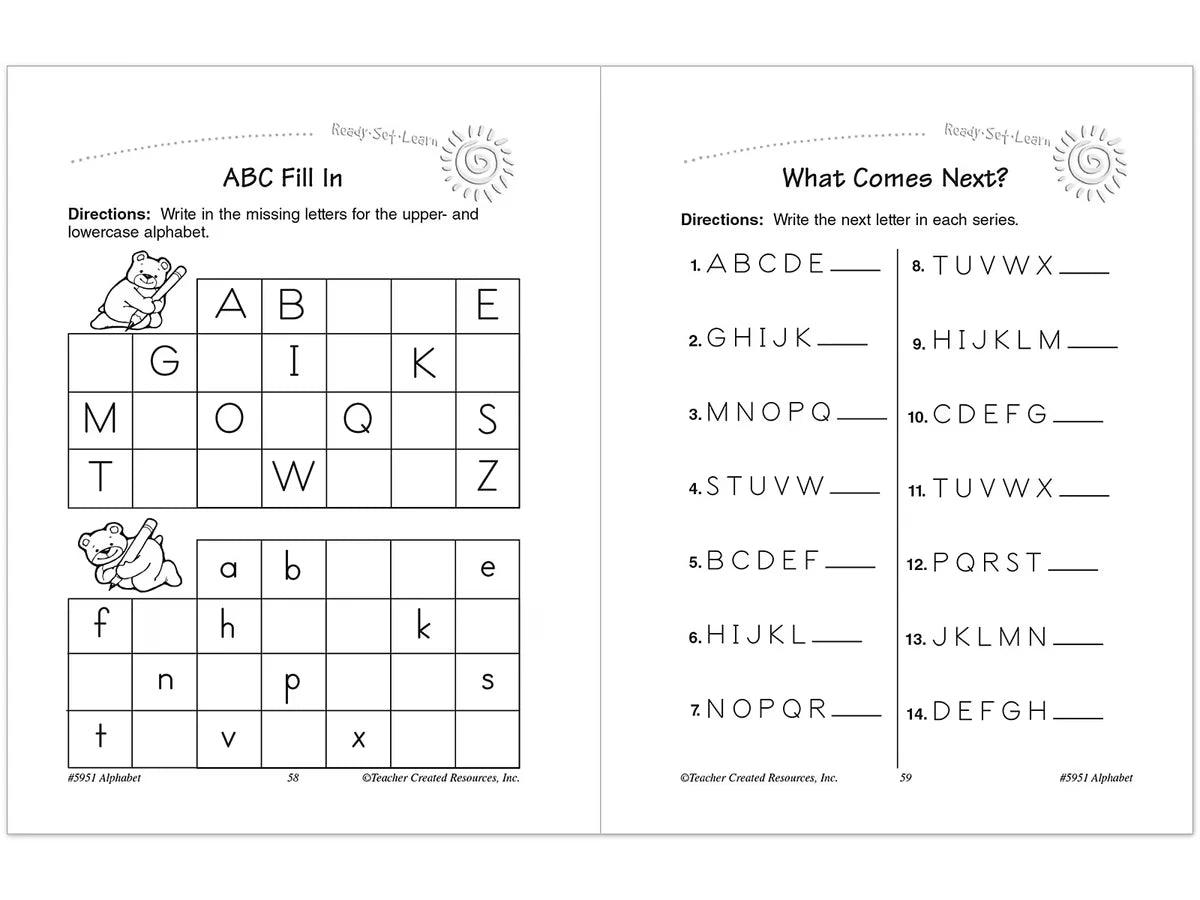 Alphabet Fun Workbook - US 8403