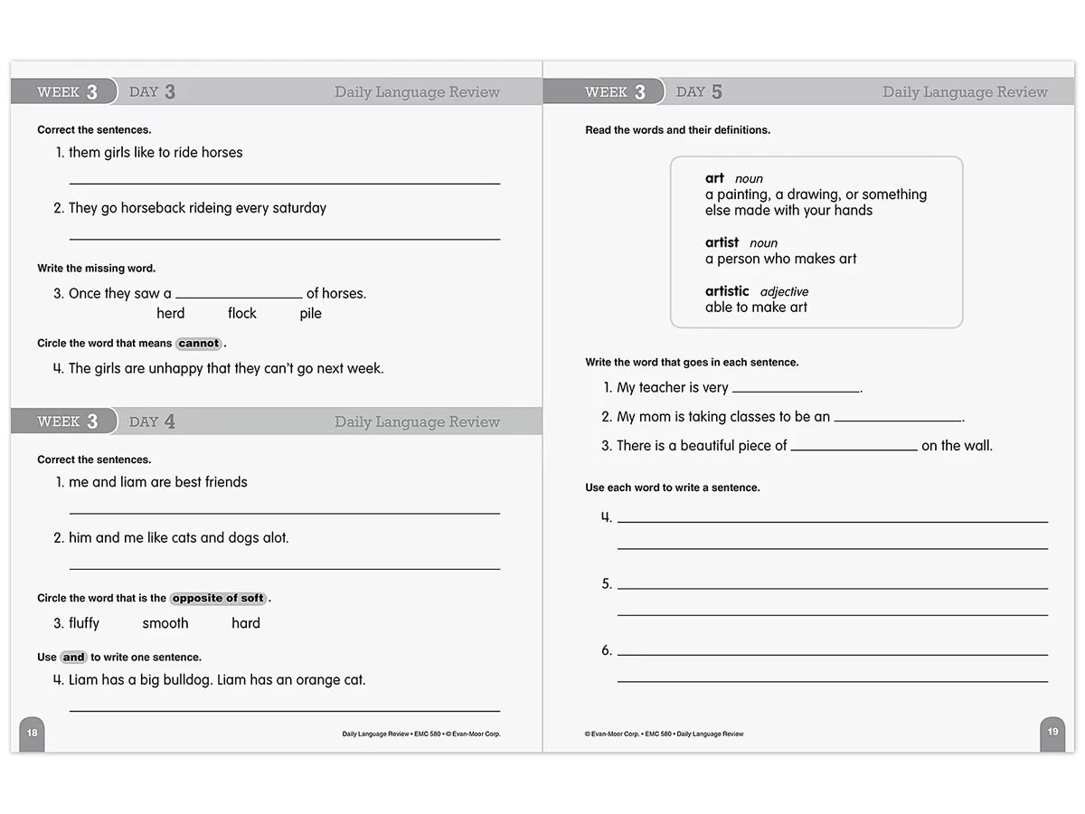 Daily Language Review Workbook - Gr. 2 - US 5320