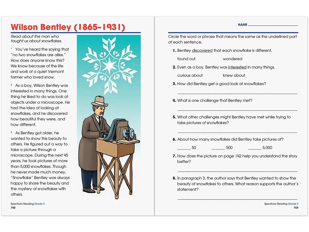 Spectrum® Reading Workbook - Gr. 2 - US 1252