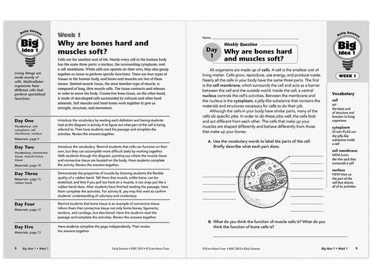 Daily Science Reproducible Activities Workbook - Gr. 5 - US 9949