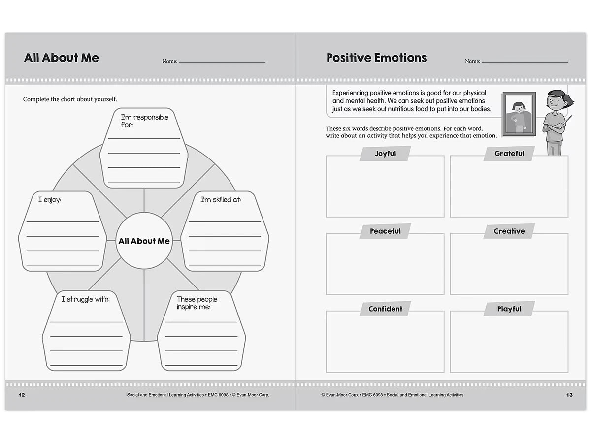 Social and Emotional Learning Activity Workbook - Gr. 5-6 - US 7356