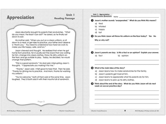 Social-Emotional Learning Workbook - Gr. 4-6 - US 6665