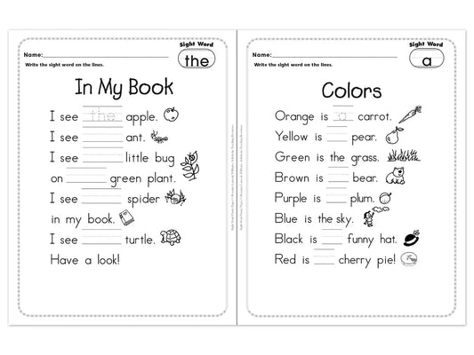 Sight-Word Poetry Workbook - US 4964
