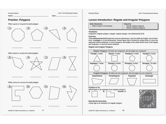 Geometry Basics Workbook - US 5120