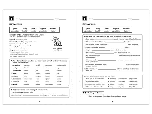 240 Words Kids Need to Know Workbook - Gr. 6 - US 1360