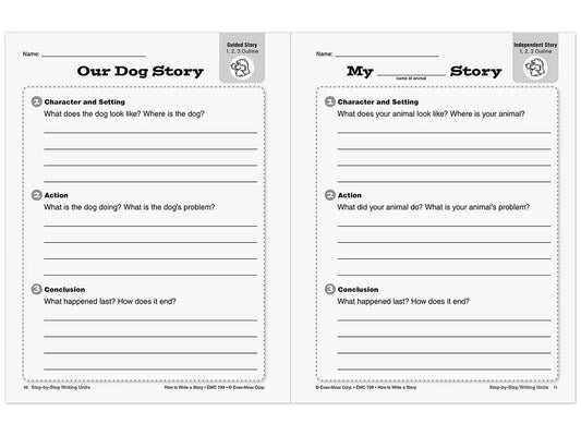How to Write a Story Workbook - Gr. 1-3 - US 3699