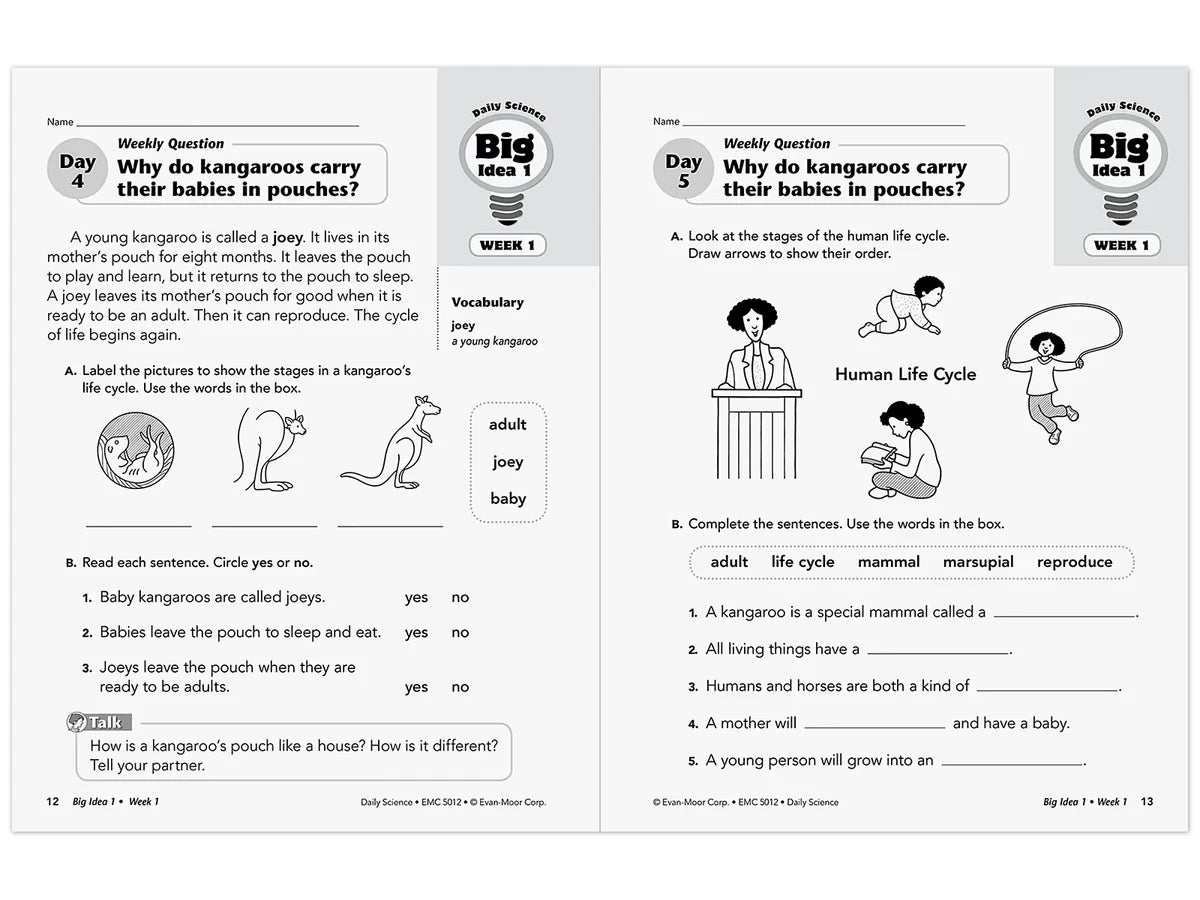 Daily Science Reproducible Activities Workbook - Gr. 2 - US 5404