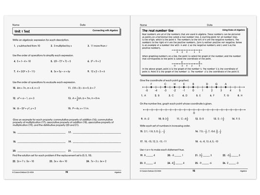 Algebra Success Workbook - US 1092