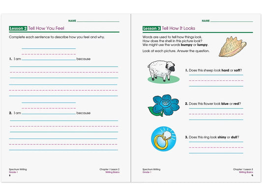 Spectrum® Writing Workbook - Gr. 1 - US 1913