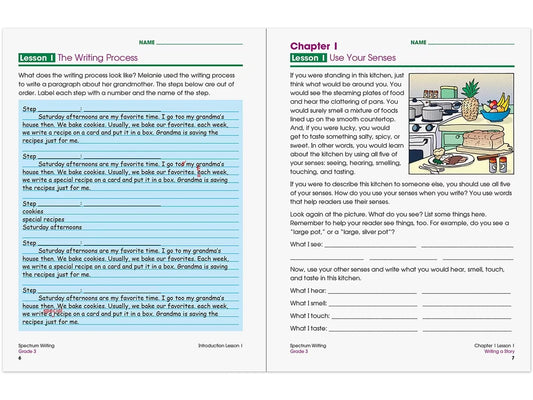 Spectrum® Writing Workbook - Gr. 3 - US 8845