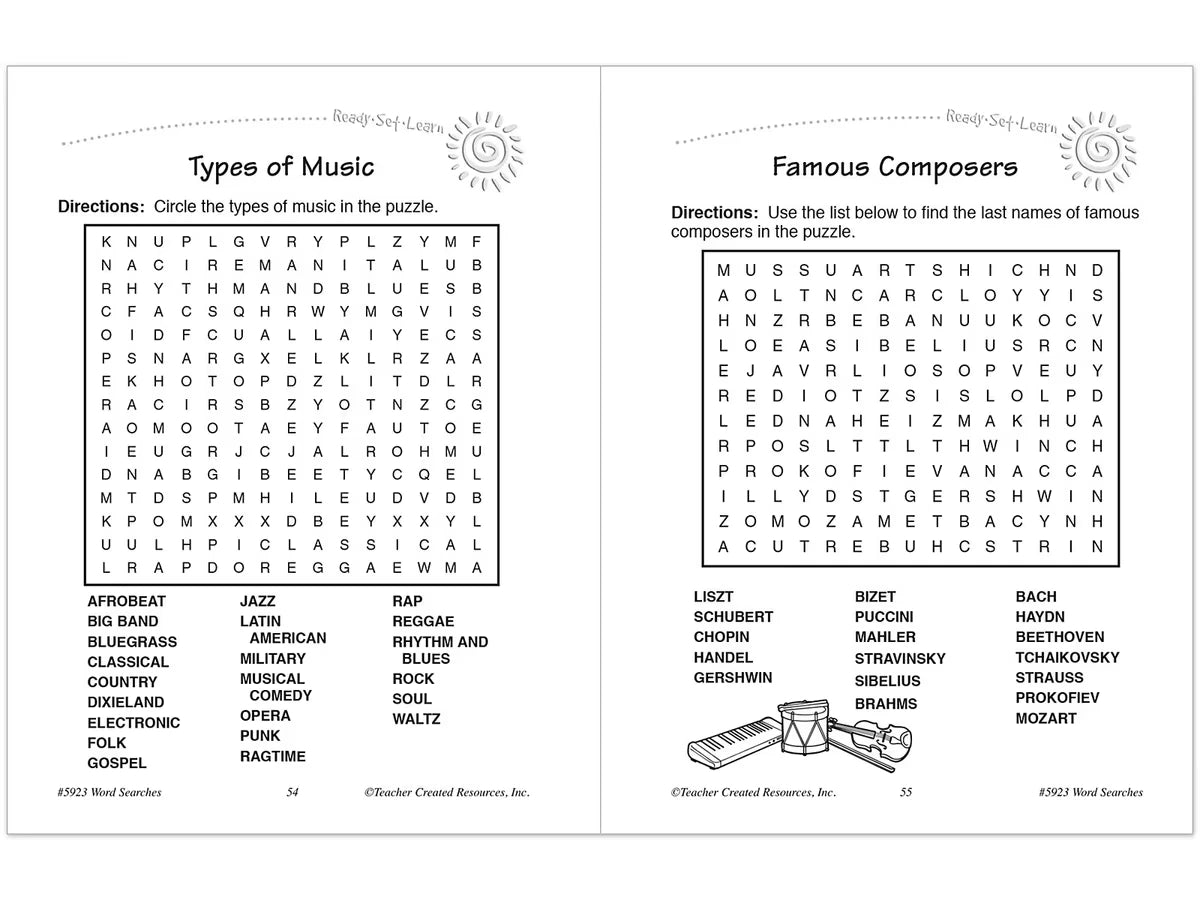 Word Searches Workbook - Gr. 3 - US 7650