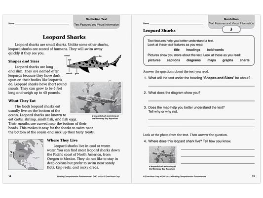 Reading Comprehension Fundamentals Workbook - Gr. 2 - US 4299