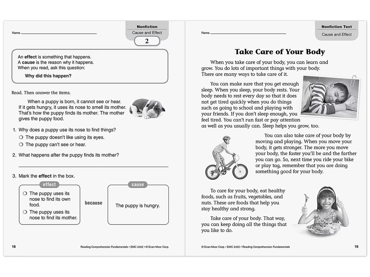 Reading Comprehension Fundamentals Workbook - Gr. 2 - US 4299