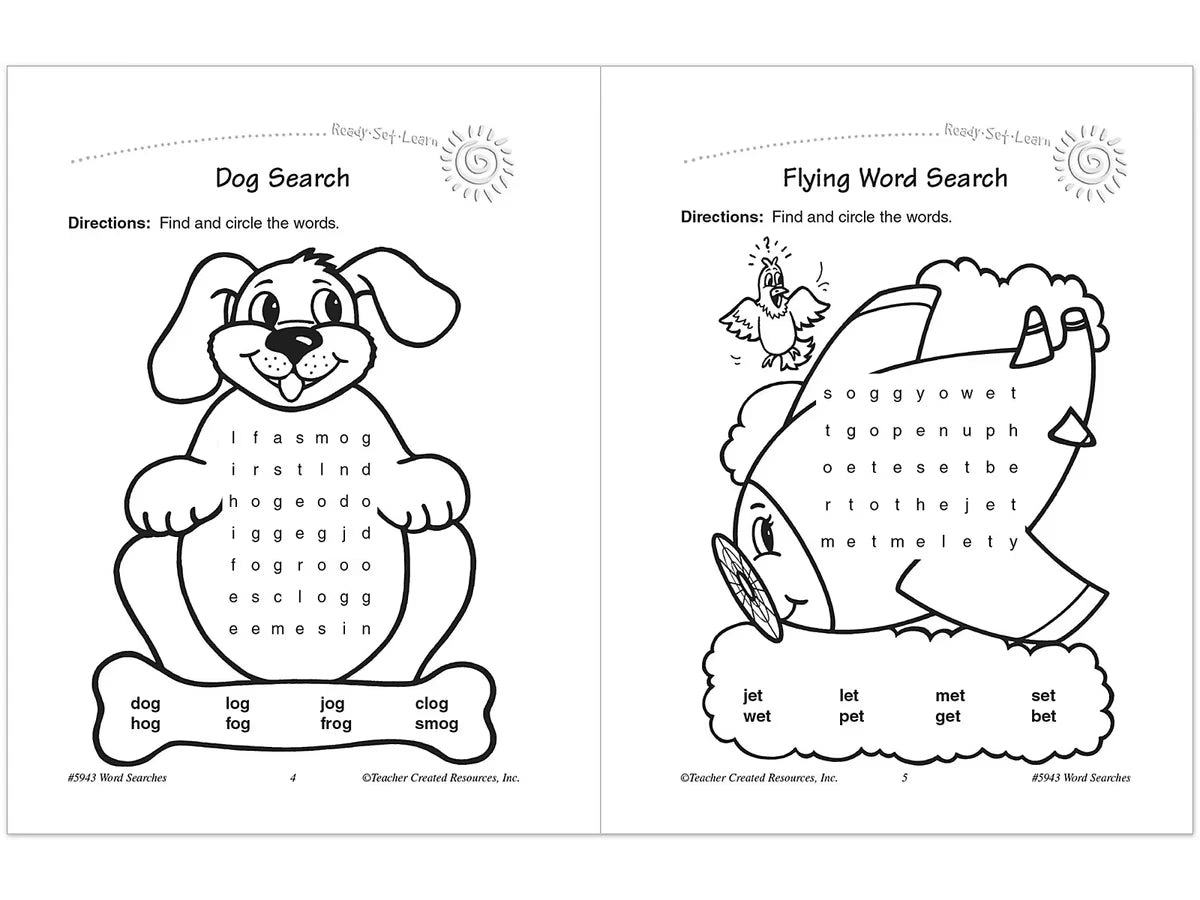 Word Searches Workbook - Gr. 1 - US 1000