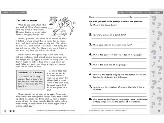Comprehension Workbook - Gr. 3 - US 3299
