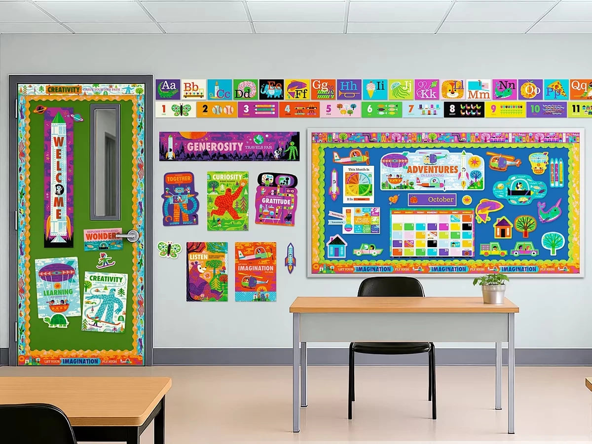 Invisible Creature™ Motivational Bulletin Board Set - US 8553